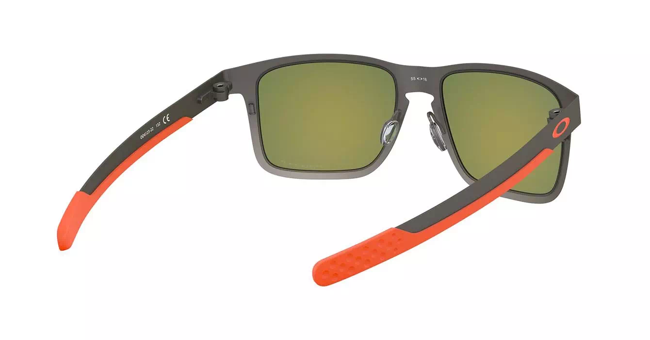 Oakley Holbrook Metal Matte Gunmetal W/ Prizm Ruby Polarized (OO4123-22) s55