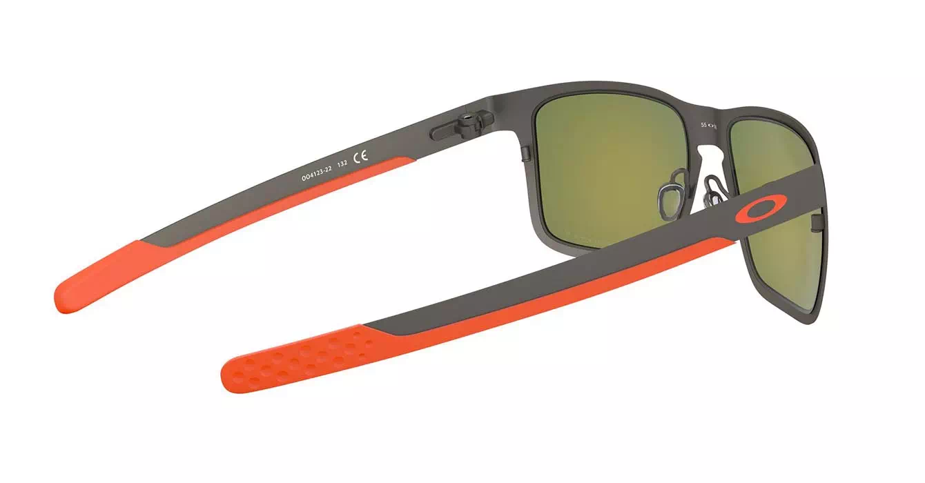 Oakley Holbrook Metal Matte Gunmetal W/ Prizm Ruby Polarized (OO4123-22) s55