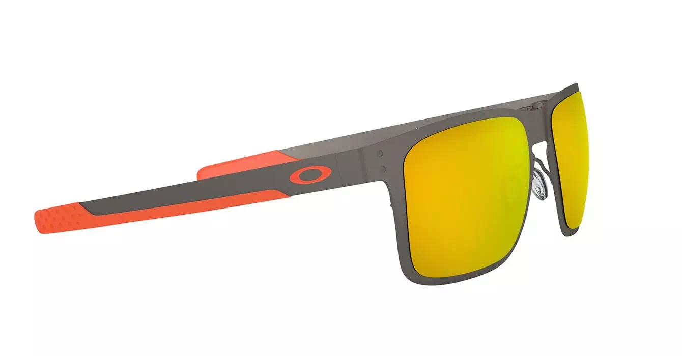 Oakley Holbrook Metal Matte Gunmetal W/ Prizm Ruby Polarized (OO4123-22) s55
