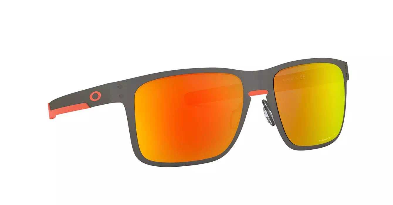 Oakley Holbrook Metal Matte Gunmetal W/ Prizm Ruby Polarized (OO4123-22) s55