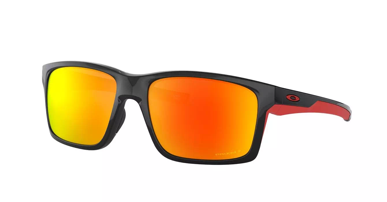 Oakley Mainlink Polished Black W/ Prizm Ruby Polarized (OO9264-46) s61