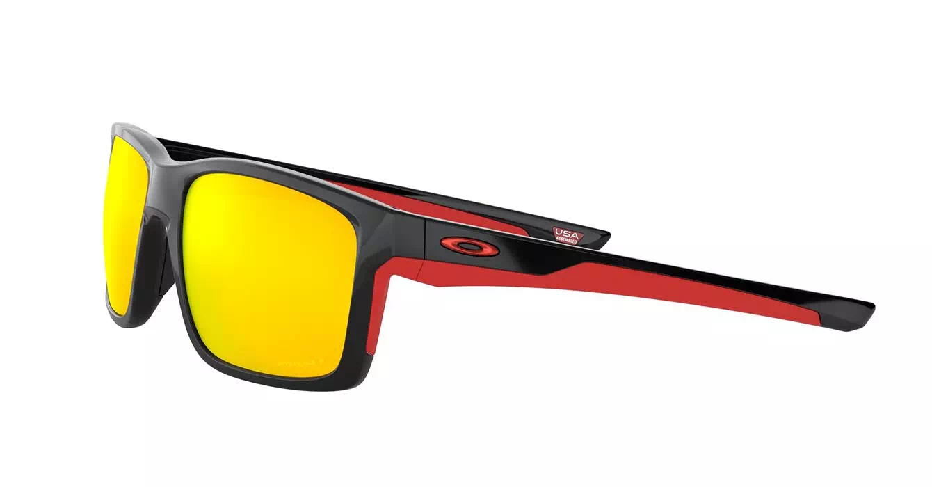 Oakley Mainlink Polished Black W/ Prizm Ruby Polarized (OO9264-46) s61