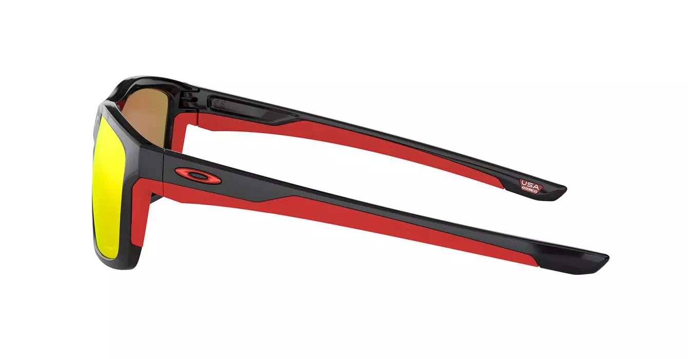 Oakley Mainlink Polished Black W/ Prizm Ruby Polarized (OO9264-46) s61