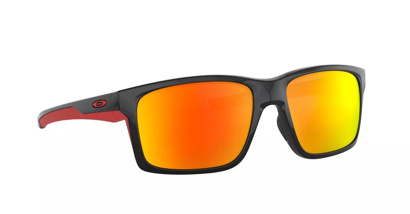 Oakley Mainlink Polished Black W/ Prizm Ruby Polarized (OO9264-46) s61
