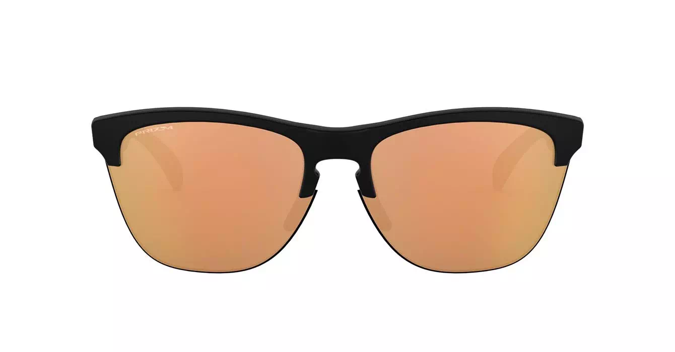 Oakley Frogskins Lite Matte Black W/ Prizm Rose Gold (OO9374-26) s63