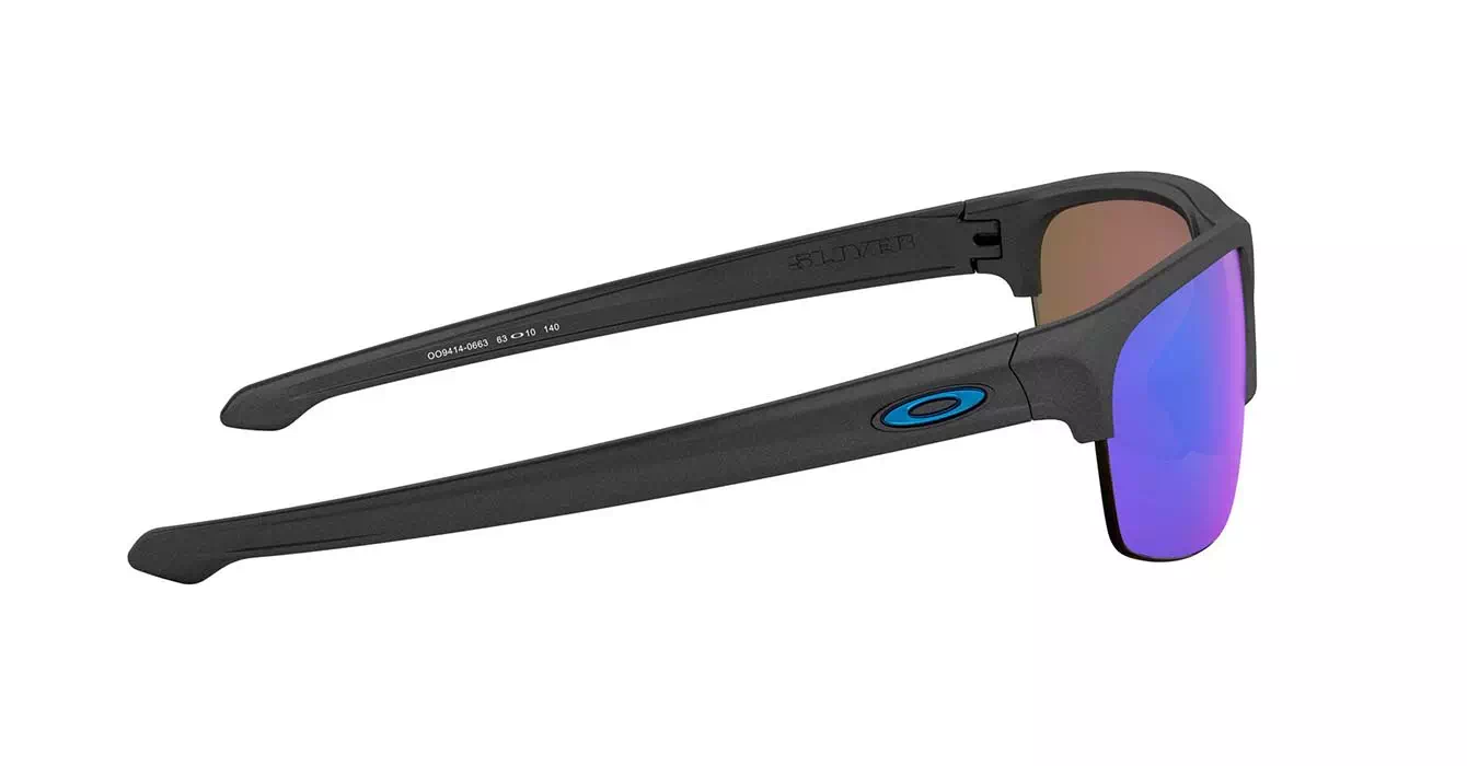 Oakley Sliver Edge (A) Steel W/ Prizm Sapphire Polarized (OO9414-06) s63