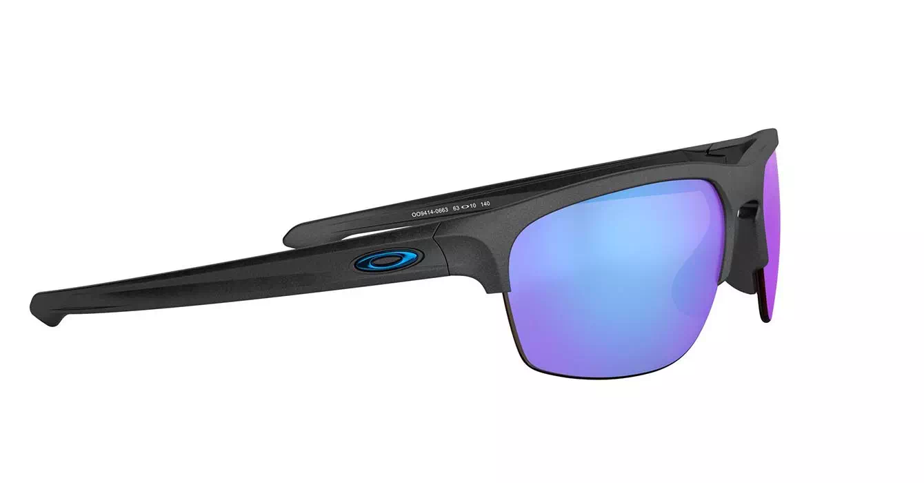 Oakley Sliver Edge (A) Steel W/ Prizm Sapphire Polarized (OO9414-06) s63
