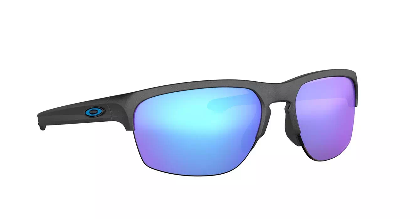 Oakley Sliver Edge (A) Steel W/ Prizm Sapphire Polarized (OO9414-06) s63