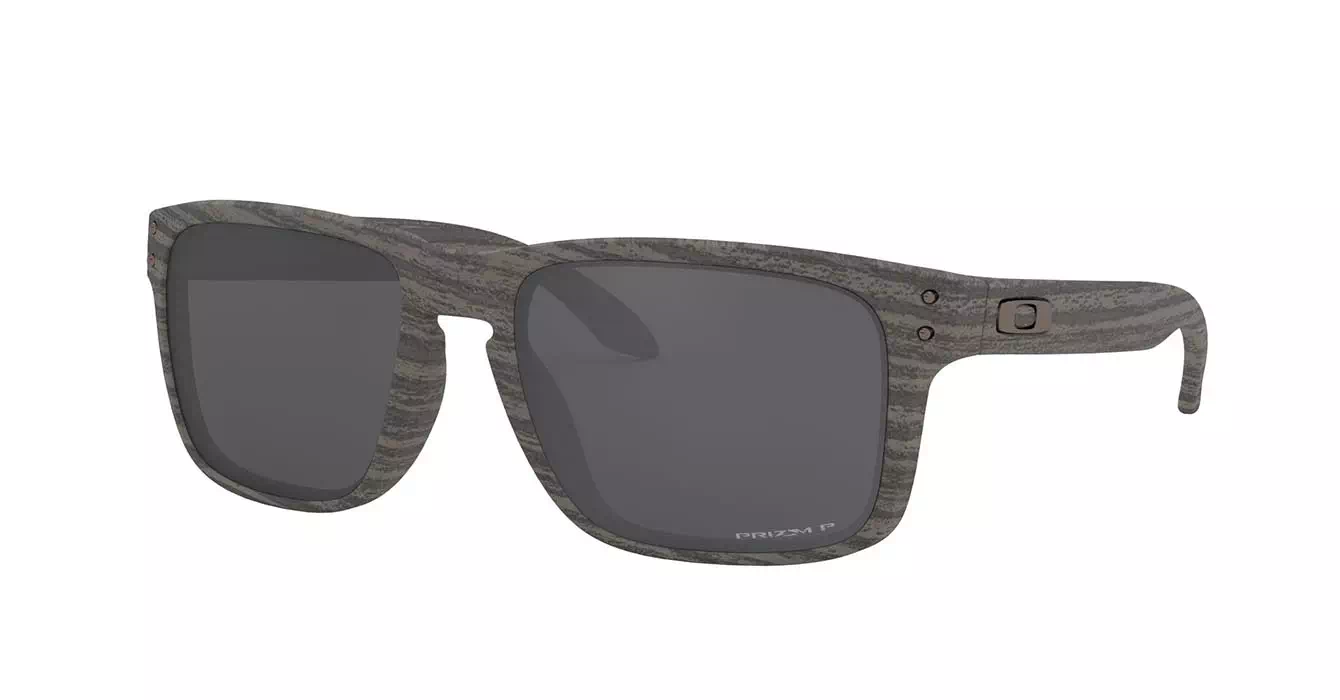 Oakley Holbrook (A) Woodgrain W/ Prizm Black Polarized (OO9244-45) s56