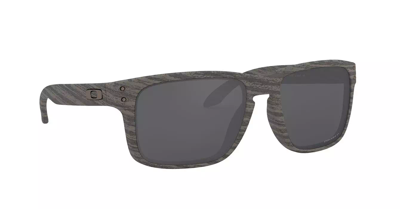 Oakley Holbrook (A) Woodgrain W/ Prizm Black Polarized (OO9244-45) s56