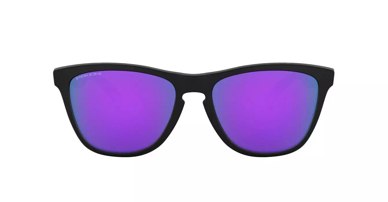 Oakley Frogskins (A) Matte Black W/ Prizm Violet (OO9245-95) s54