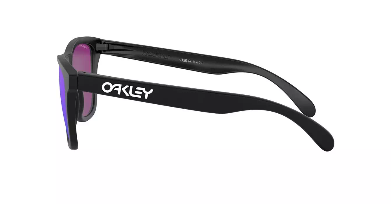 Oakley Frogskins (A) Matte Black W/ Prizm Violet (OO9245-95) s54