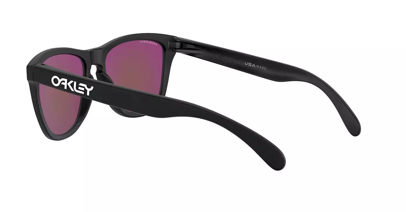 Oakley Frogskins (A) Matte Black W/ Prizm Violet (OO9245-95) s54