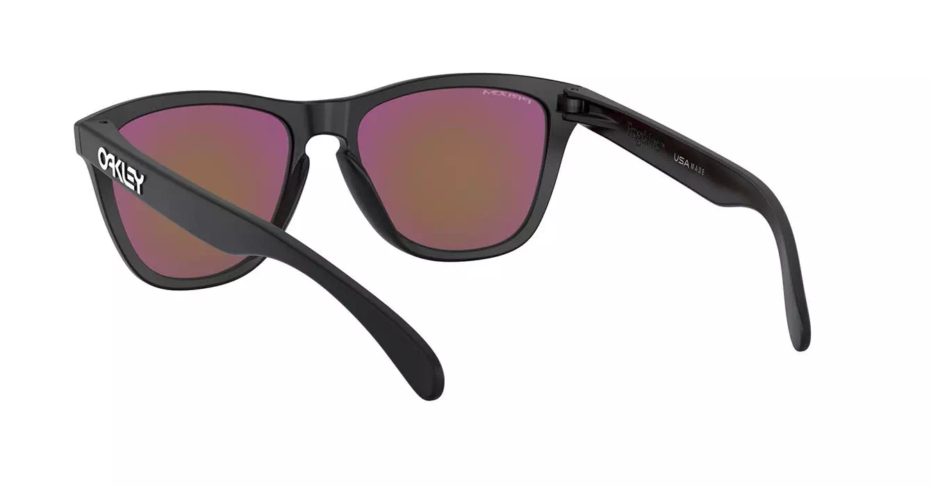 Oakley Frogskins (A) Matte Black W/ Prizm Violet (OO9245-95) s54