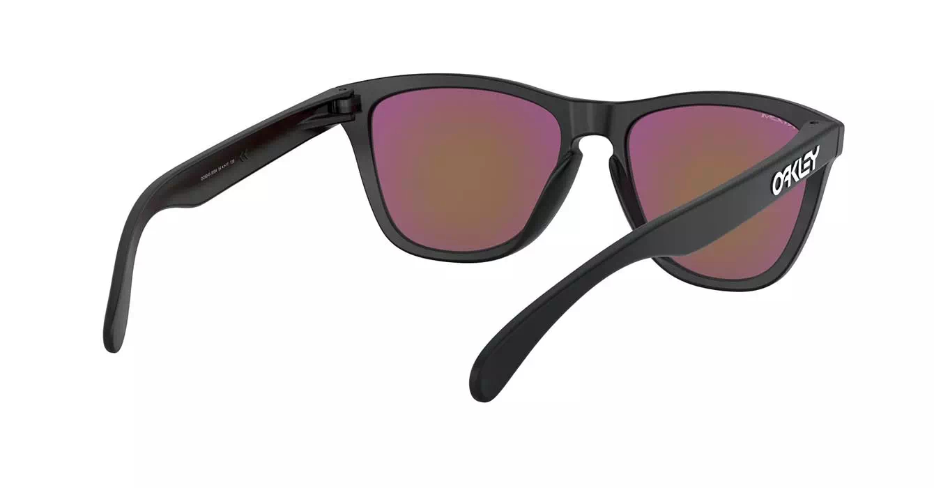 Oakley Frogskins (A) Matte Black W/ Prizm Violet (OO9245-95) s54