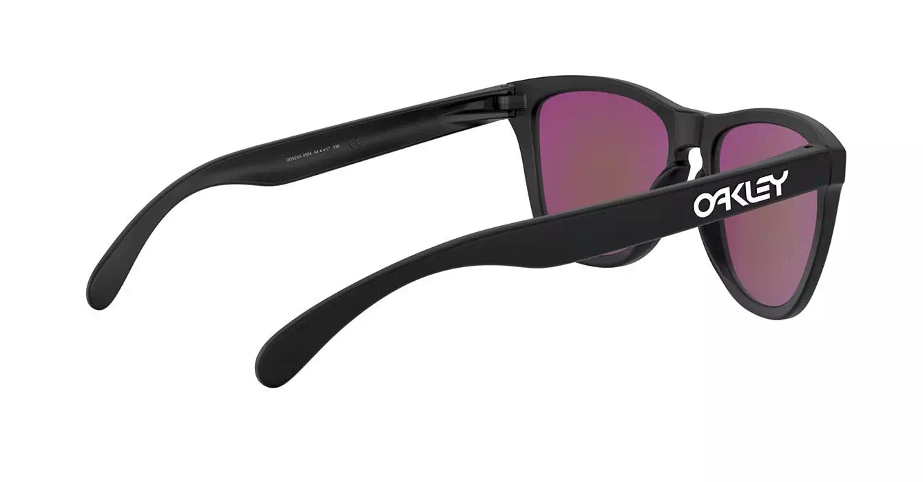 Oakley Frogskins (A) Matte Black W/ Prizm Violet (OO9245-95) s54