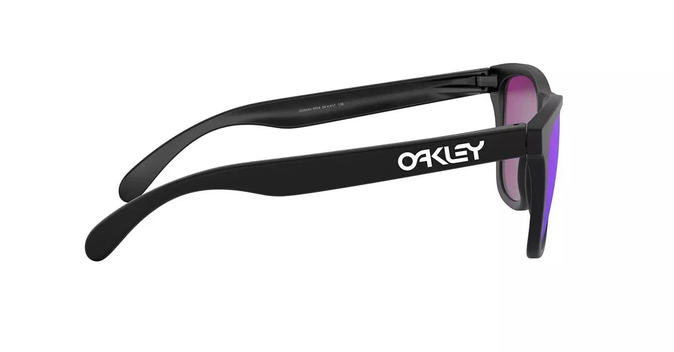 Oakley Frogskins (A) Matte Black W/ Prizm Violet (OO9245-95) s54