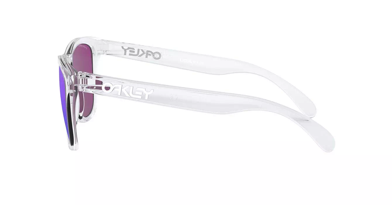 Oakley Frogskins (A) Polished Clear W/ Prizm Violet (OO9245-96) s54