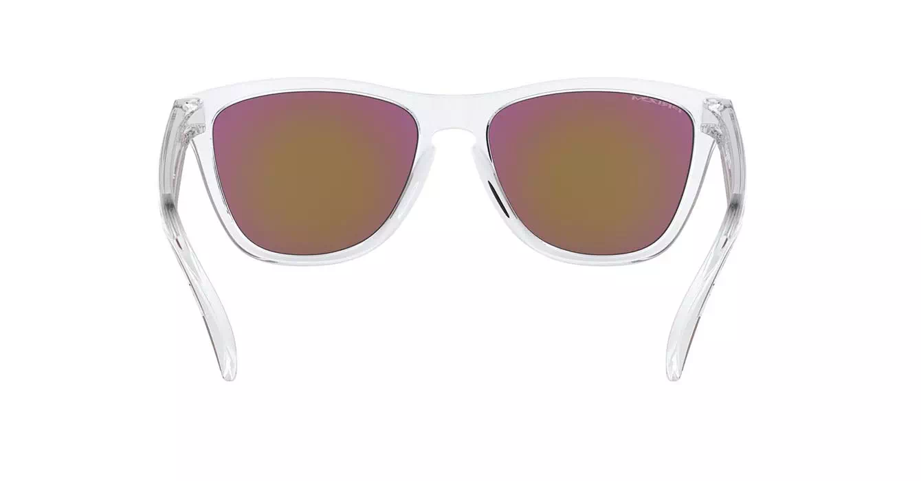Oakley Frogskins (A) Polished Clear W/ Prizm Violet (OO9245-96) s54