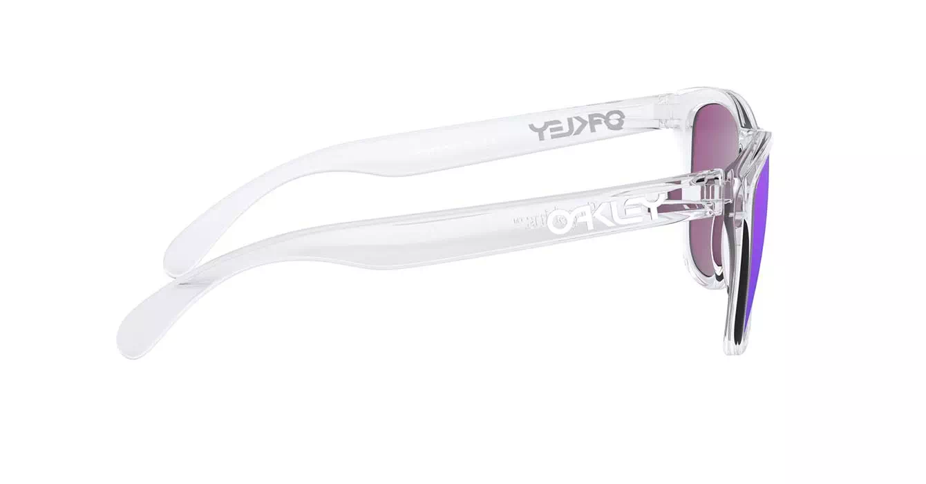 Oakley Frogskins (A) Polished Clear W/ Prizm Violet (OO9245-96) s54