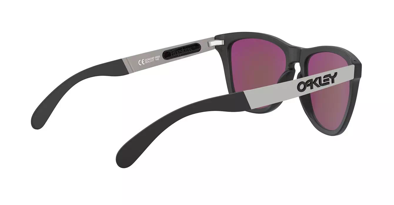 Oakley Frogskins Mix (A) Matte Black W/ Prizm Violet (OO9428F-08) s55