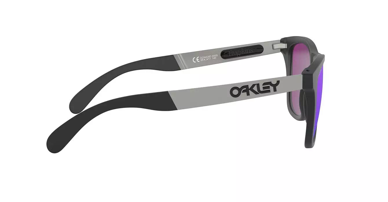 Oakley Frogskins Mix (A) Matte Black W/ Prizm Violet (OO9428F-08) s55