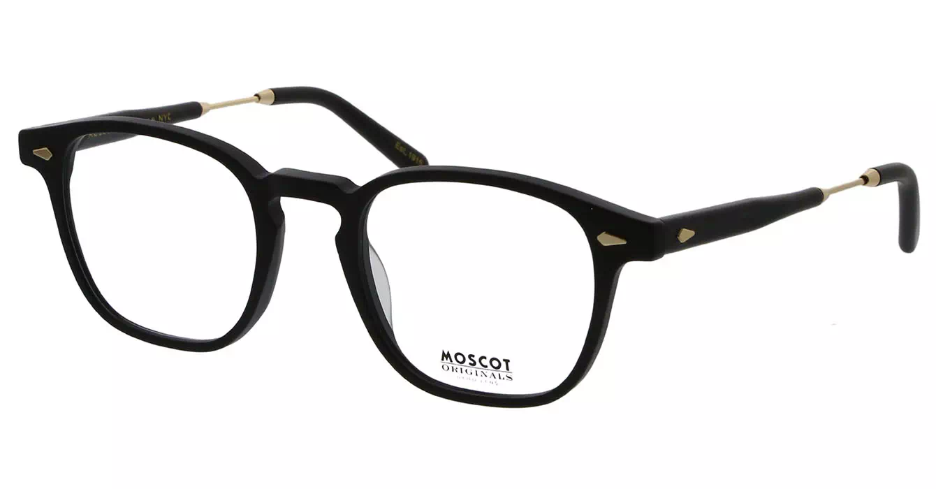 Moscot Genug Matte Black/Gold s50