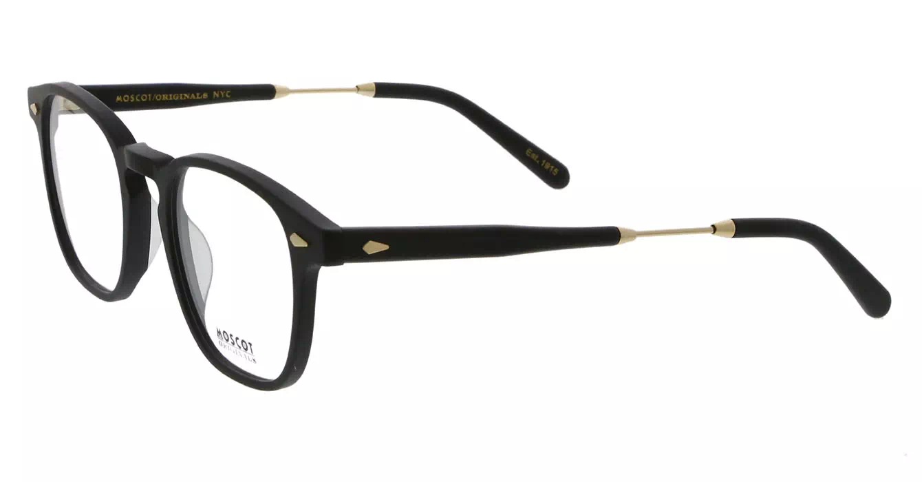 Moscot Genug Matte Black/Gold s50