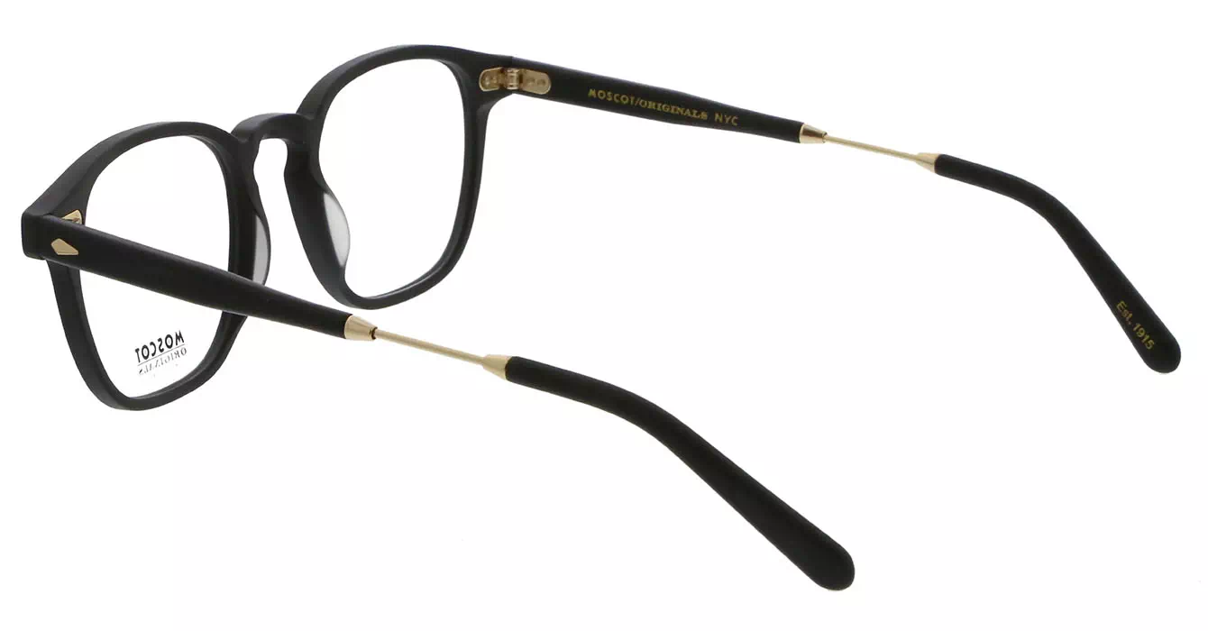 Moscot Genug Matte Black/Gold s50