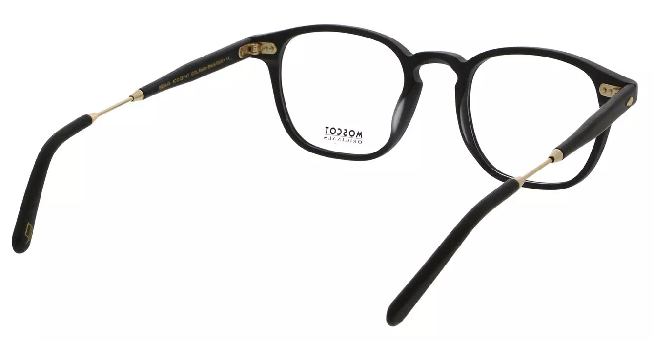 Moscot Genug Matte Black/Gold s50