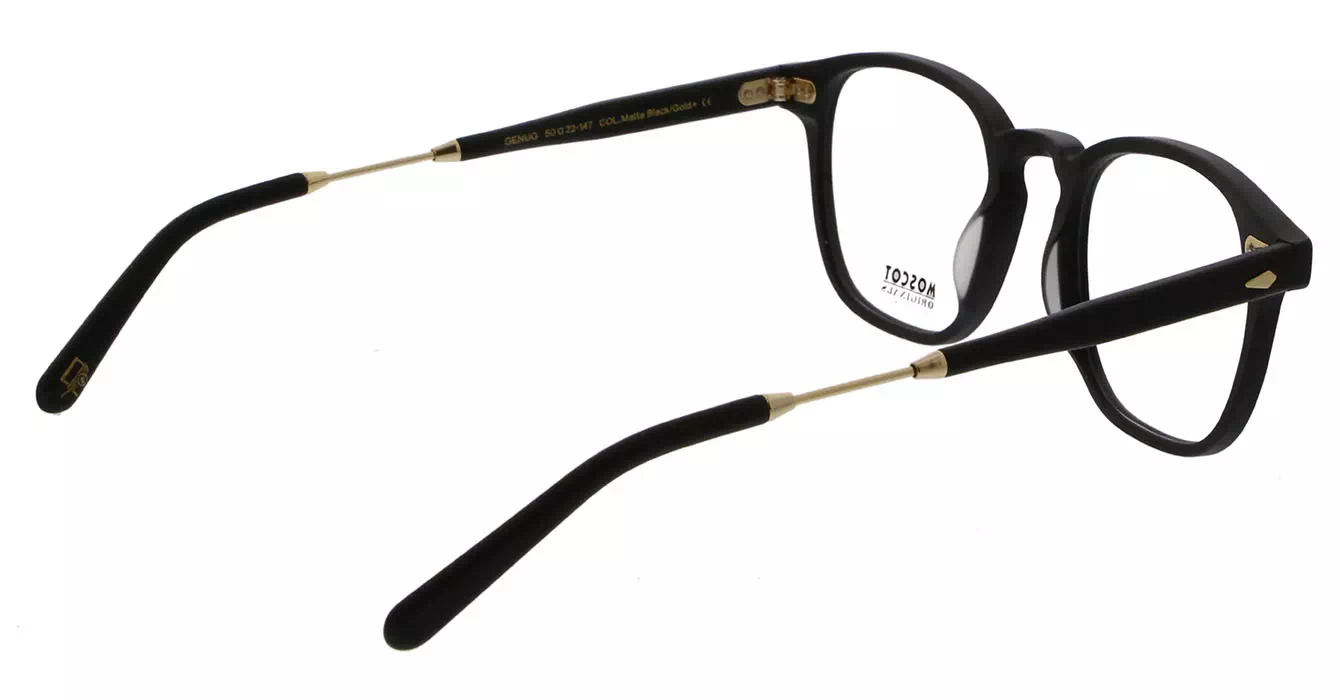 Moscot Genug Matte Black/Gold s50