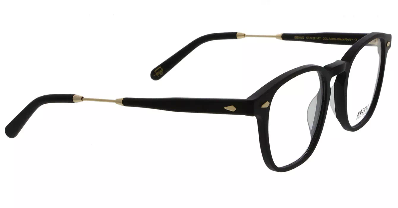 Moscot Genug Matte Black/Gold s50