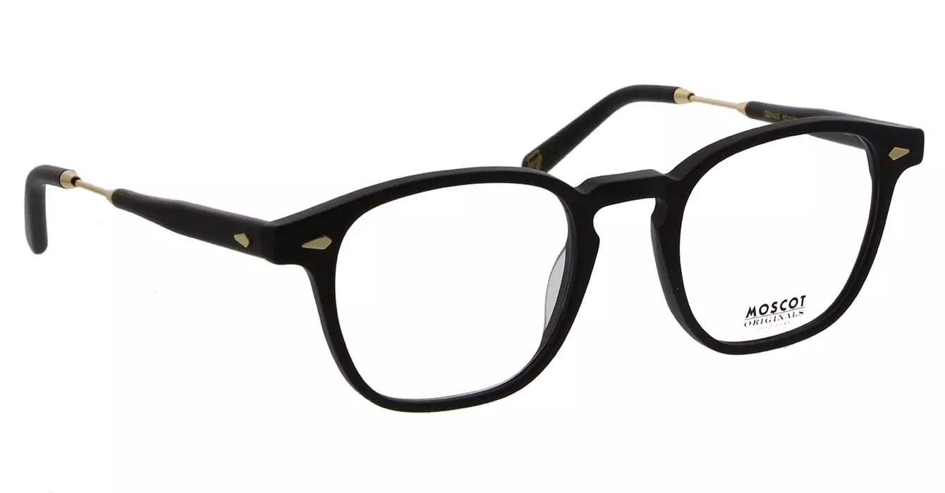Moscot Genug Matte Black/Gold s50