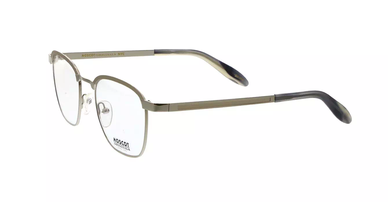 Moscot Mish Matte/Shiny Silver s48