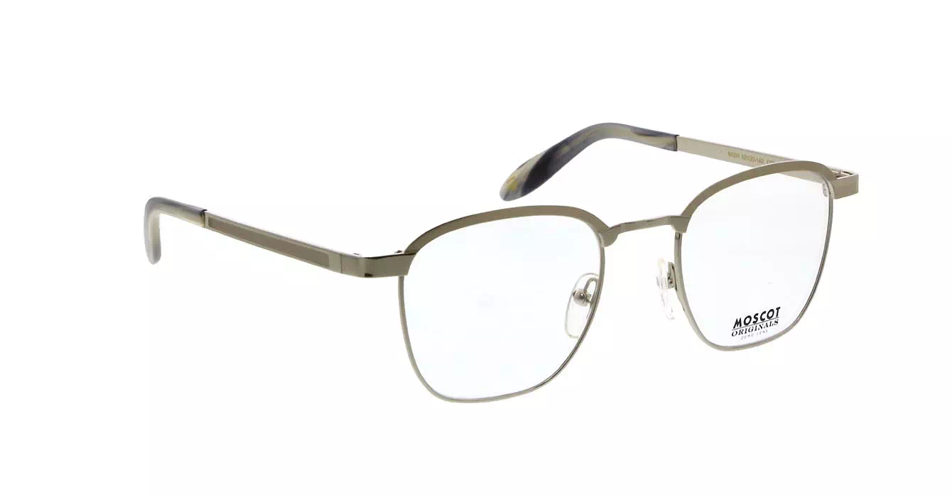 Moscot Mish Matte/Shiny Silver s48