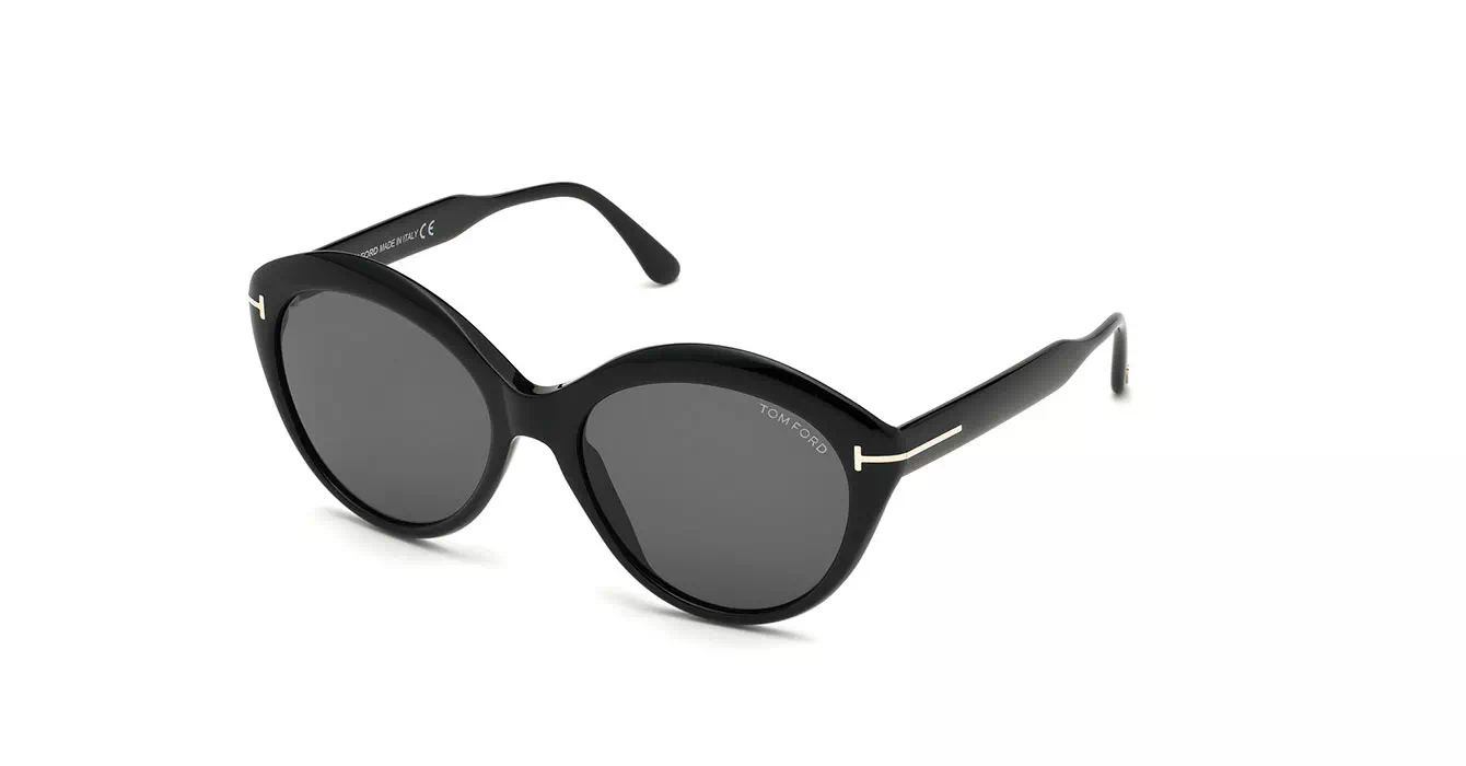 Tom Ford FT763-F 01A s57 MAXINE
