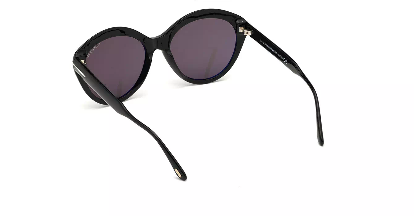 Tom Ford FT763-F 01A s57 MAXINE