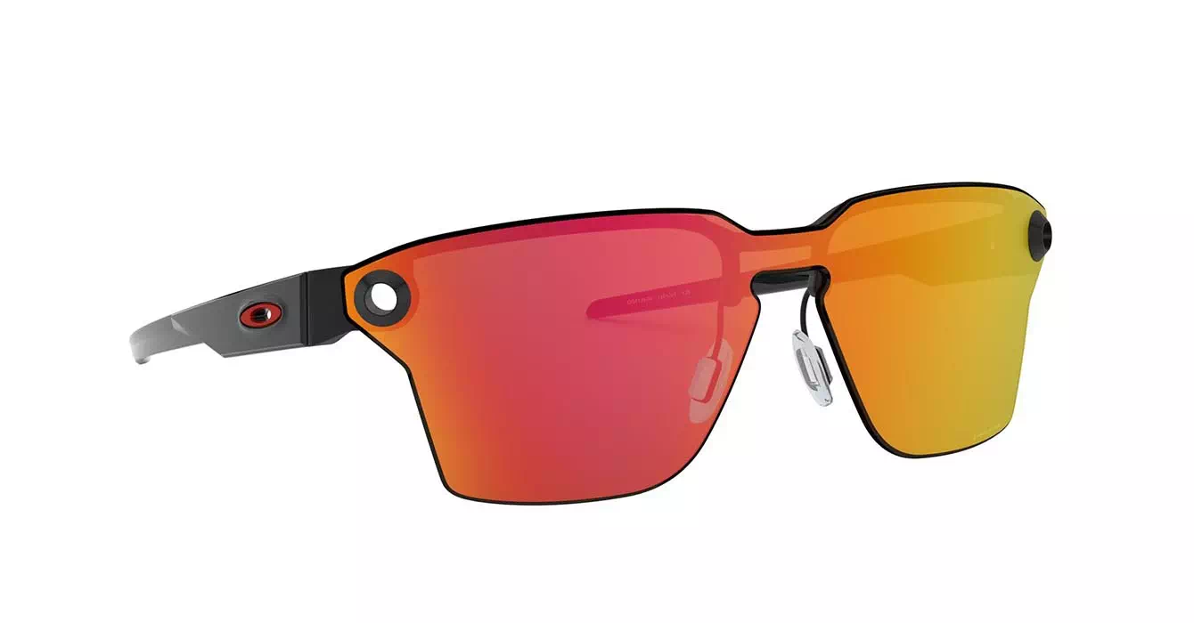 Oakley Lugplate Pol Blk W/prizm Ruby (OO4139 -04) s39