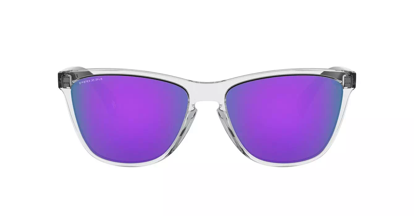 Oakley Frogskins 35th (A) Polished Clear W/prizm Violet (OO9444F-05) s57