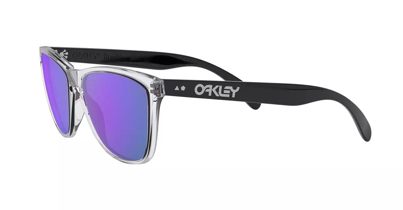 Oakley Frogskins 35th (A) Polished Clear W/prizm Violet (OO9444F-05) s57