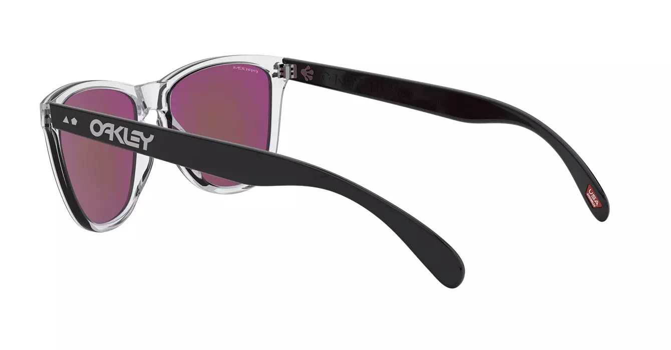 Oakley Frogskins 35th (A) Polished Clear W/prizm Violet (OO9444F-05) s57