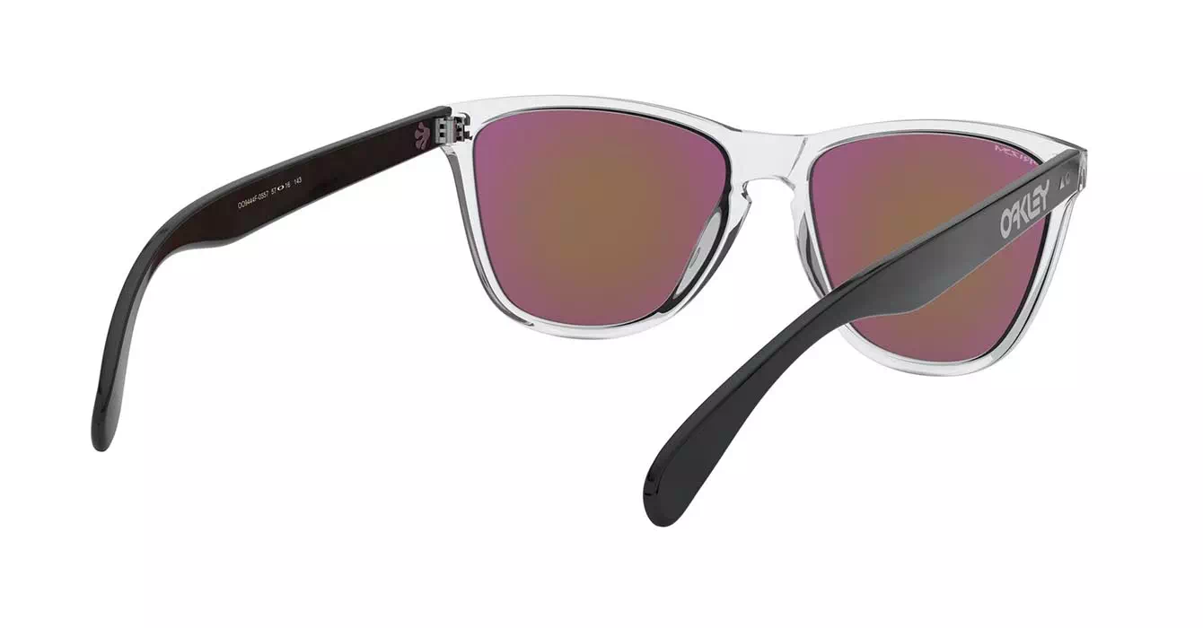 Oakley Frogskins 35th (A) Polished Clear W/prizm Violet (OO9444F-05) s57
