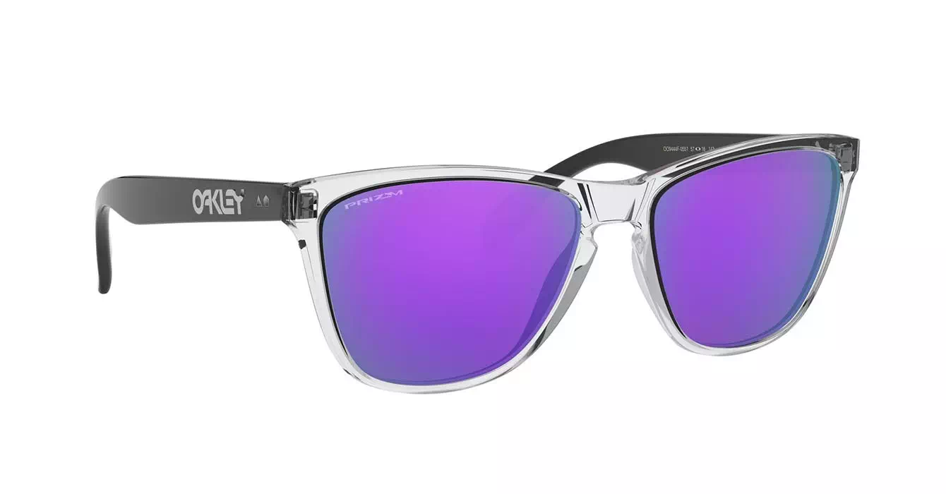 Oakley Frogskins 35th (A) Polished Clear W/prizm Violet (OO9444F-05) s57