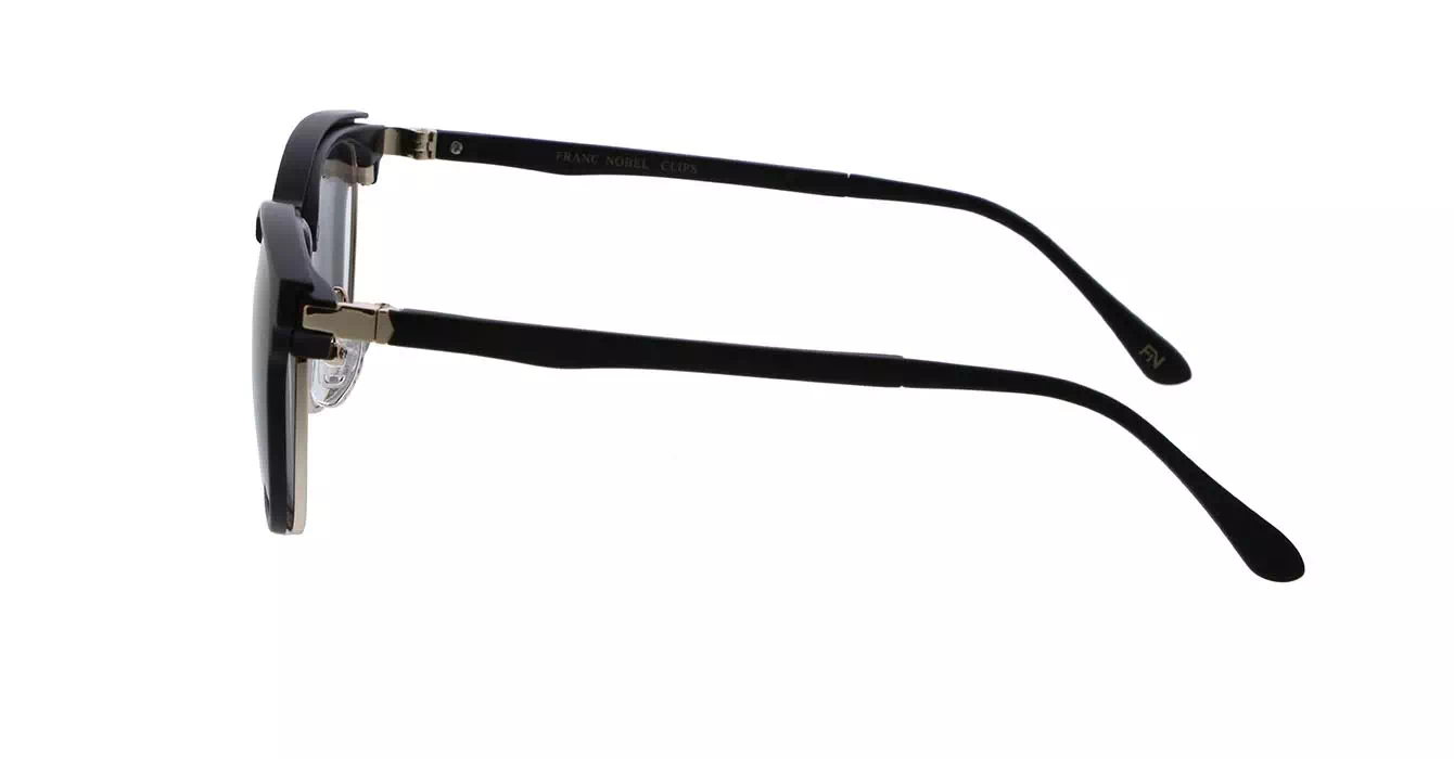 Franc Nobel ELVAS BLK-GLD s53 + CLIP ON