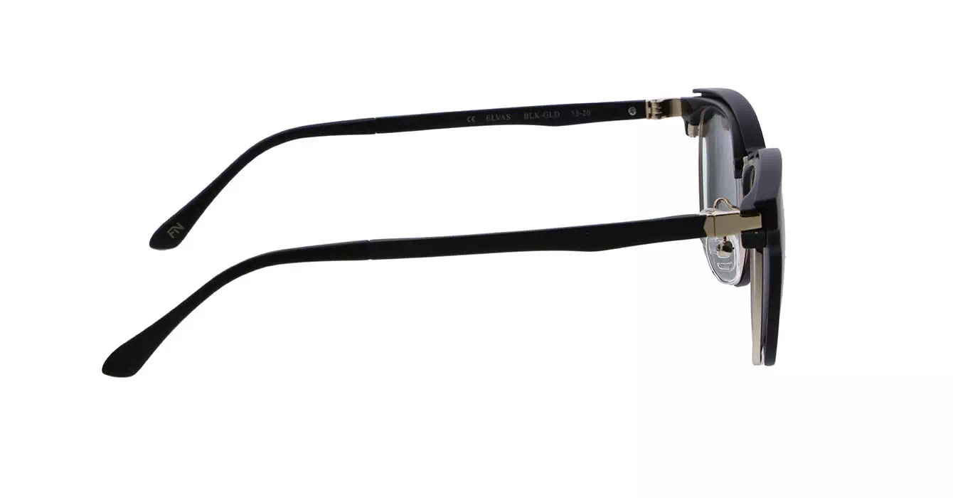Franc Nobel ELVAS BLK-GLD s53 + CLIP ON