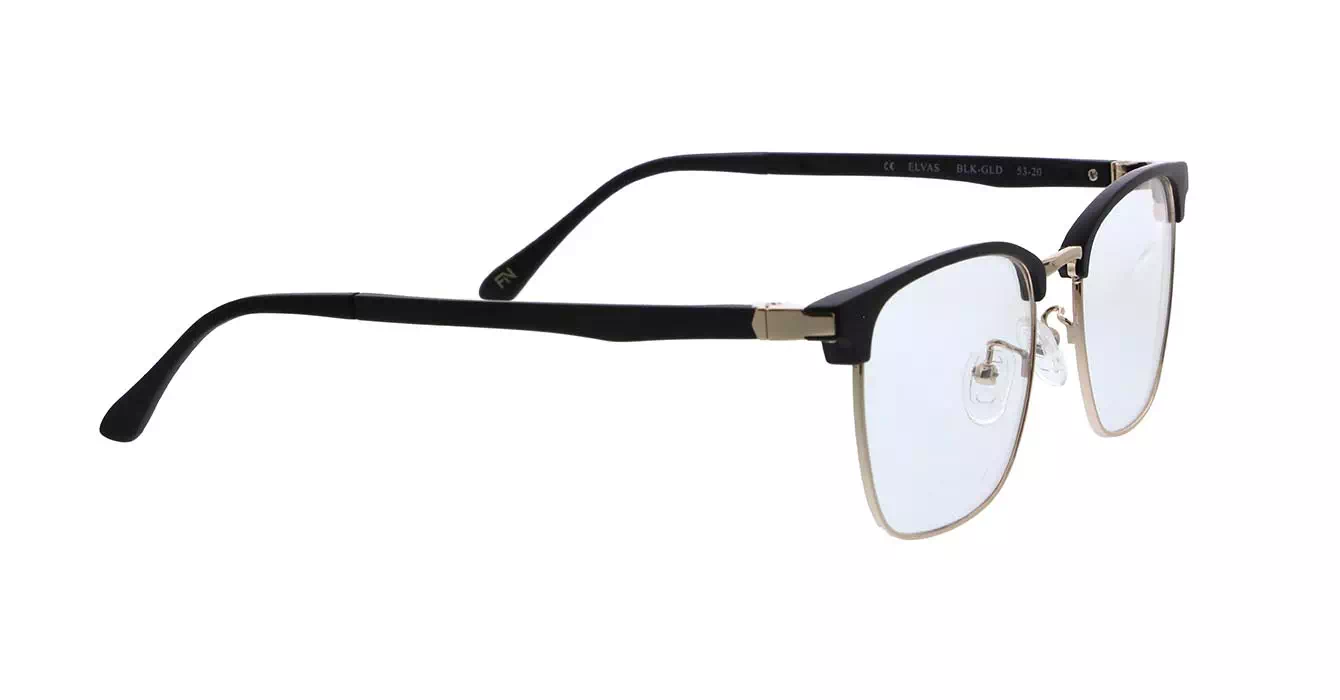 Franc Nobel ELVAS BLK-GLD s53 + CLIP ON
