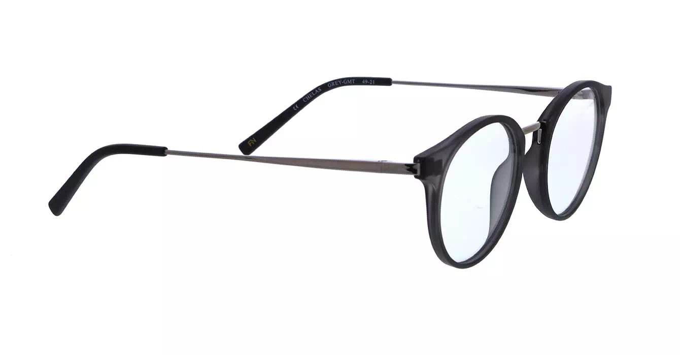 Franc Nobel CHELAS GREY-GMT s49 + CLIP ON