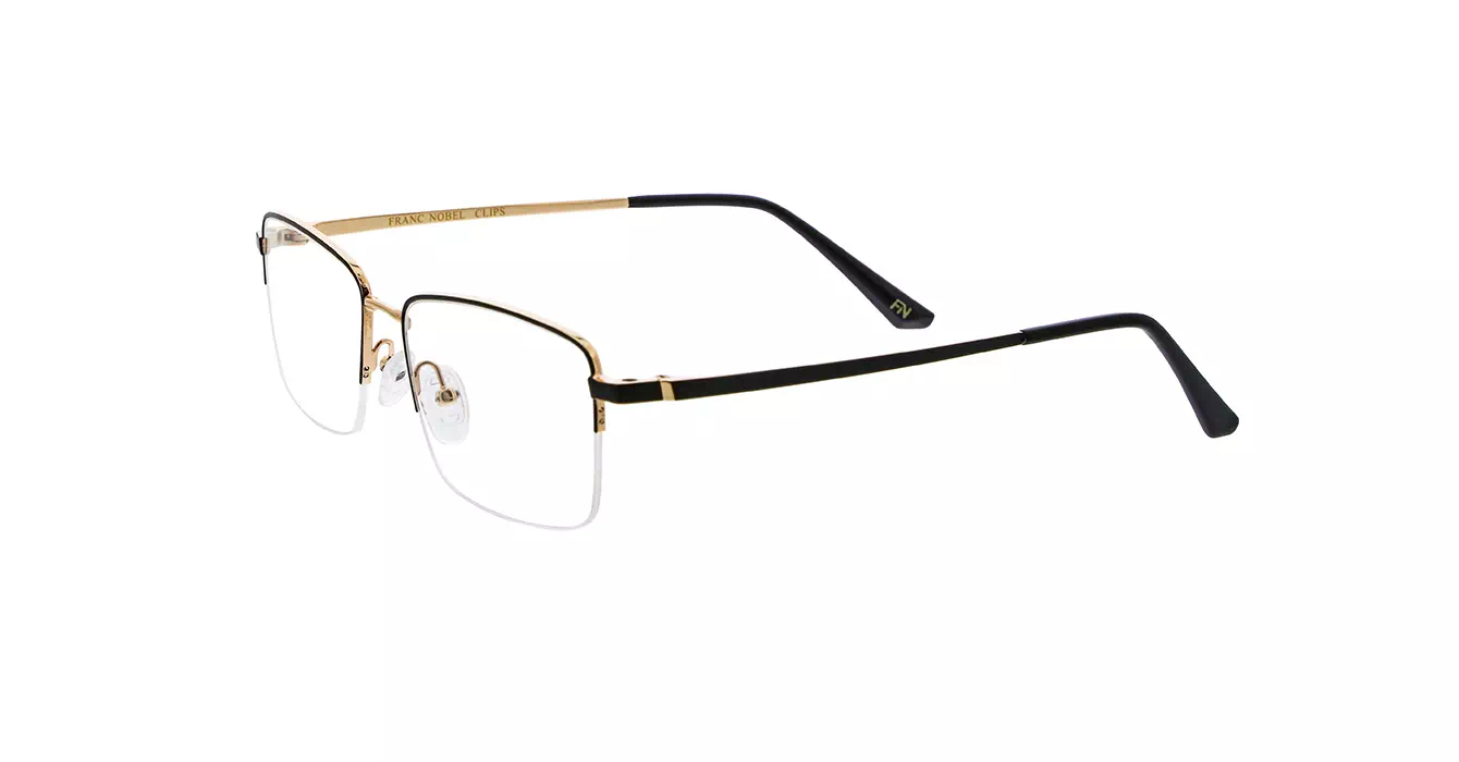 Franc Nobel AVEIRO BLK-GLD s56 + CLIP ON