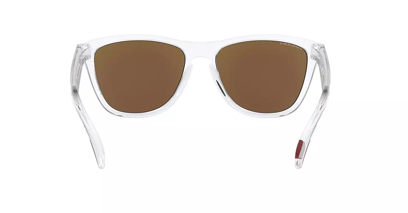 Oakley Prizm Frogskins (A) Crystal Clear W/ Prizm Sapphire (OO9245-A7) s54