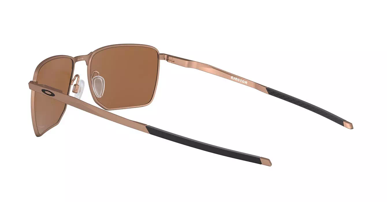 Oakley Ejector Stn Rse Gld W/ Prizm Tngstn Pol (OO4142-05) s58